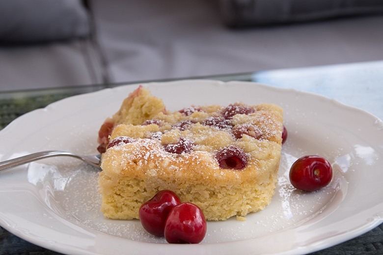 Kirschkuchen mit Streuseln