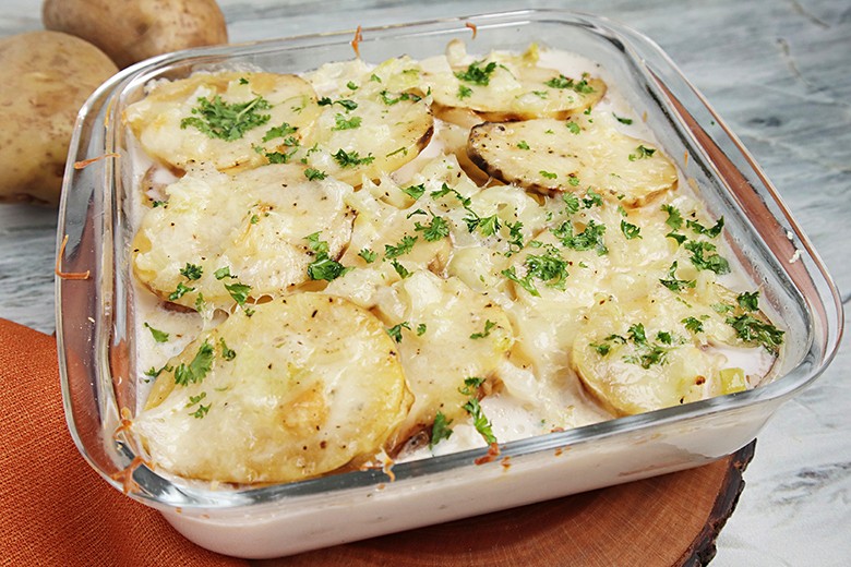 Kartoffel-Kohlrabi-Auflauf