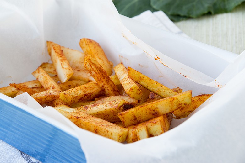 Low Carb Kohlrabi-Pommes