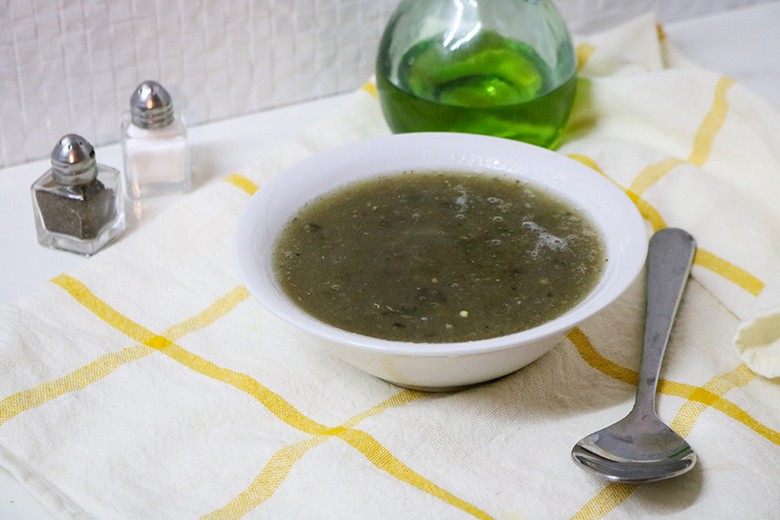 Einfache Auberginensuppe