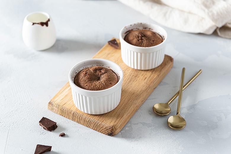 Schnelle Schokoladensoufflés