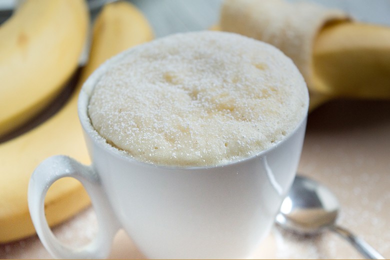 Tassenkuchen mit Sahne