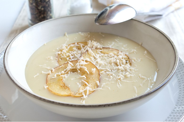 Vegane Meerrettichsuppe