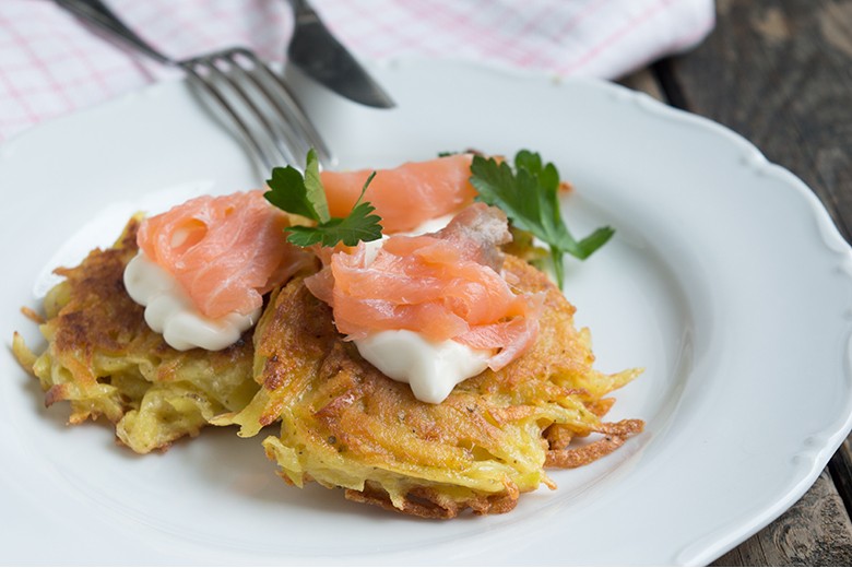 Lachs-Kartoffelpuffer