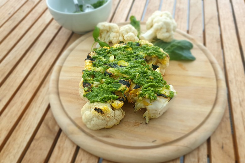 Gegrilltes Blumenkohl-Steak