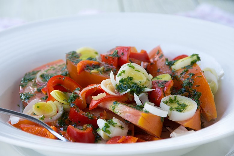 Paprika-Tomaten-Salat