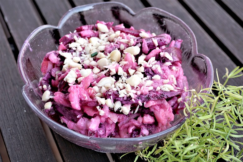 Rote-Bete-Salat mit Äpfeln