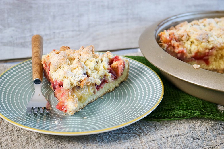 Kuchen mit Pflaumen