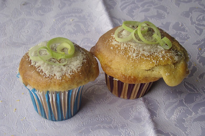 Käse-Lauch-Muffins