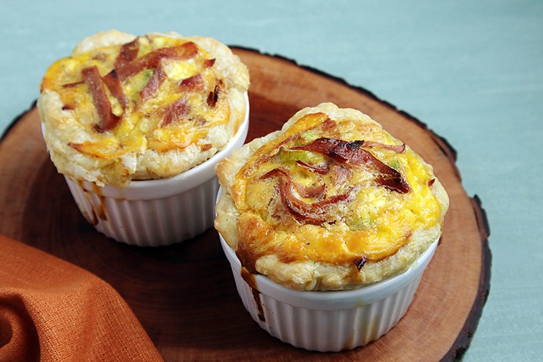 Schinken-Lauch-Muffins