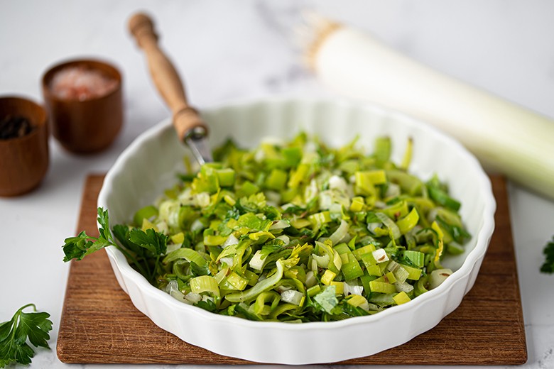 Einfacher Lauchsalat