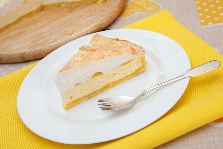 Käsekuchen mit Baiser