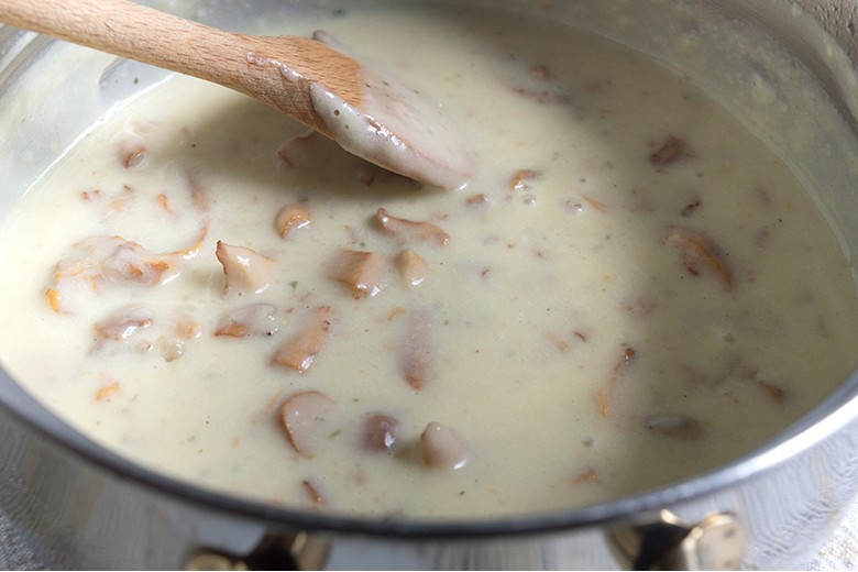 Cremige Pfifferlinge-Sauce