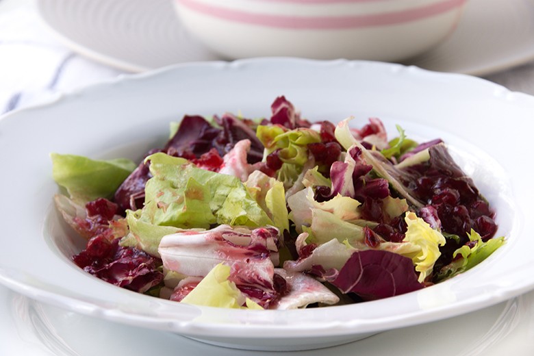 Einfache Preiselbeer-Vinaigrette