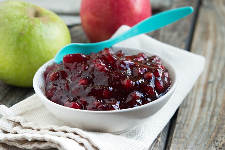Preiselbeermarmelade mit Apfel