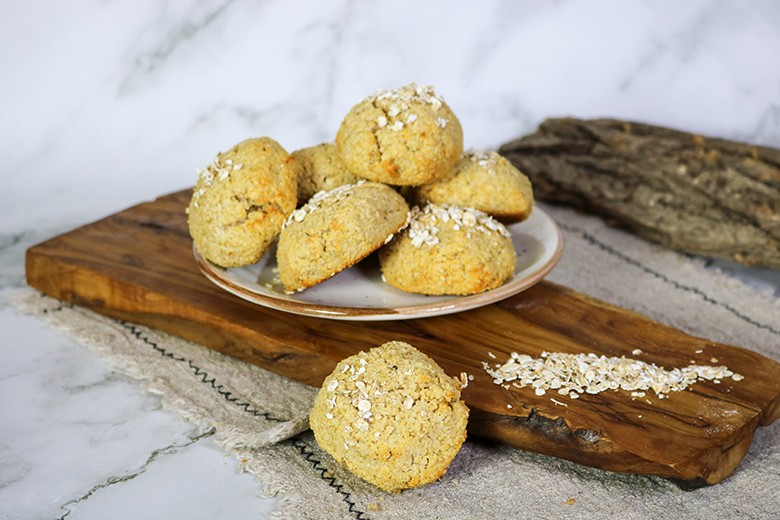Quarkbrötchen mit Haferflocken