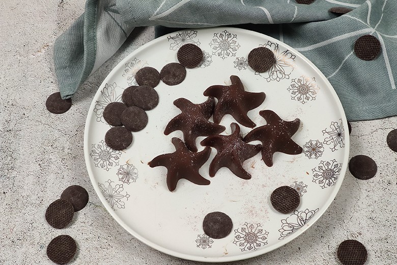 Veganes Eiskonfekt mit Kokos und Schokolade