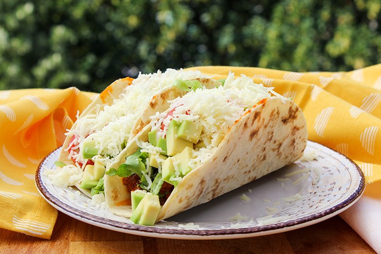 Tacos mit Hackfüllung