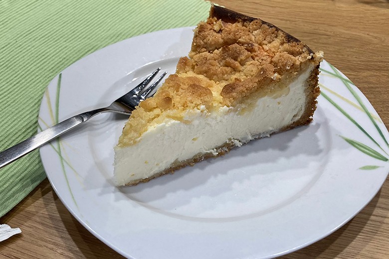 Quarkkuchen mit Streuseln