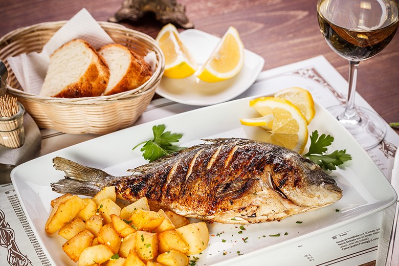 Gegrillte Dorade