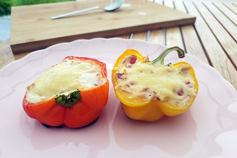 Gegrillte-Gefüllte Paprika