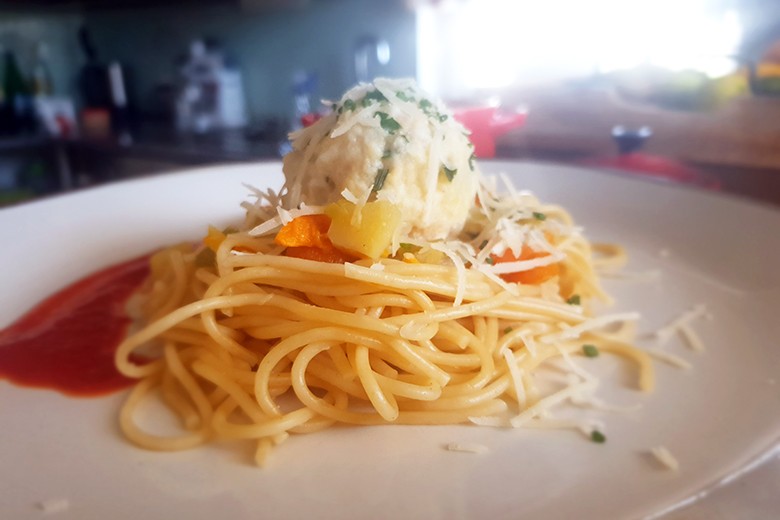 Spaghetti mit Gemüse