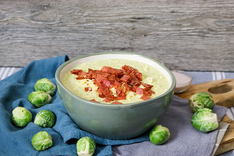 Rosenkohlsuppe mit Käse