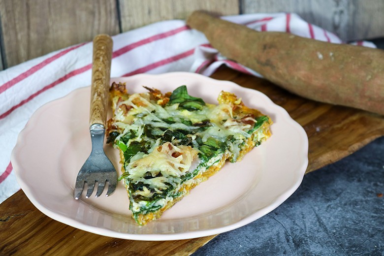 Süßkartoffel-Quiche