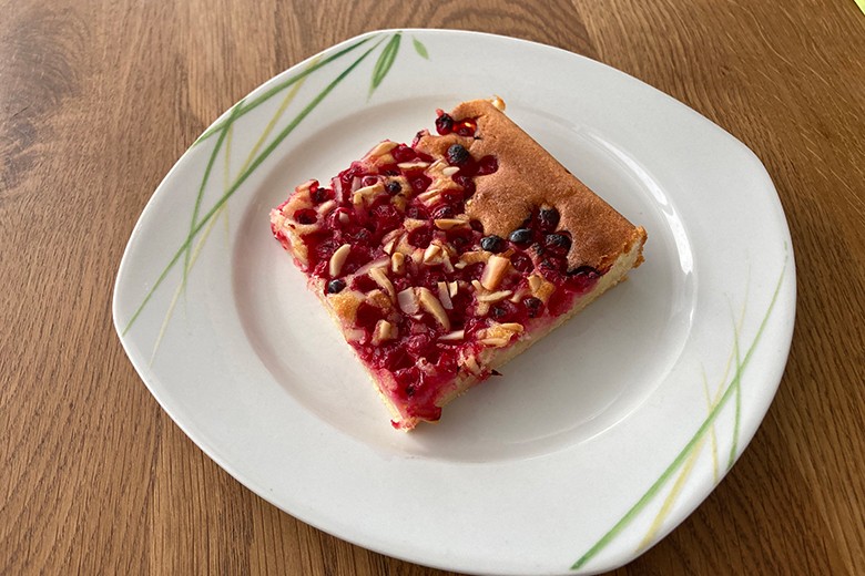 Schneller Johannisbeerkuchen