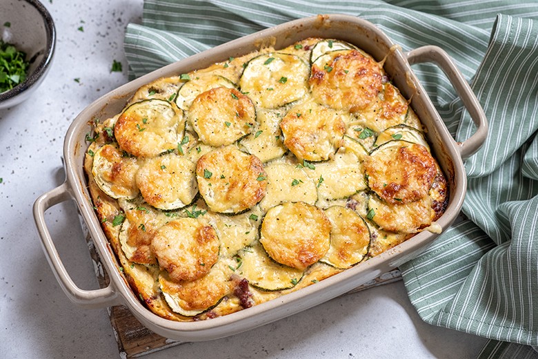 Einfacher Zucchiniauflauf