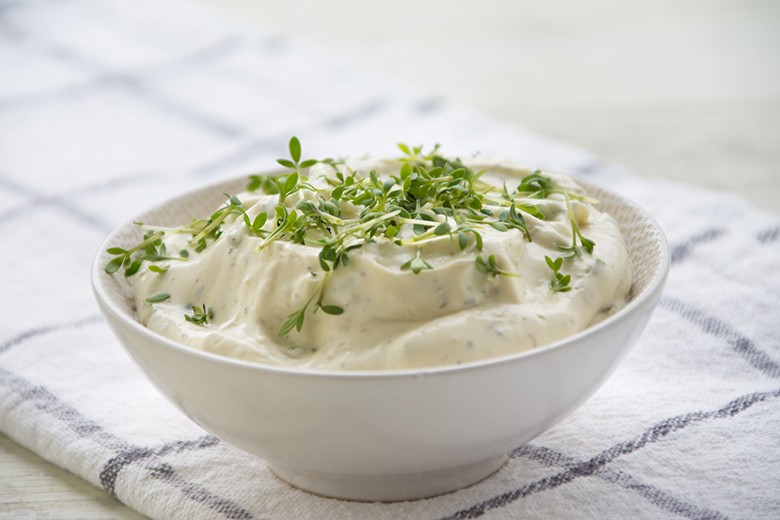 Quark-Dip mit Kresse