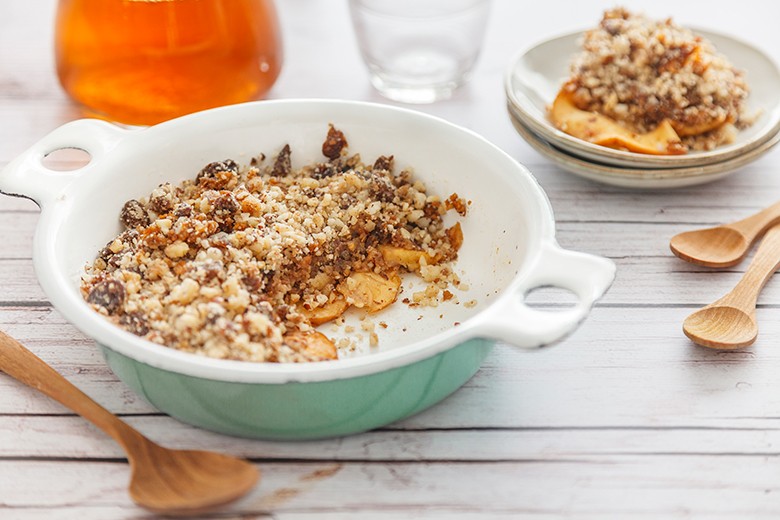 Rohkost Crumble