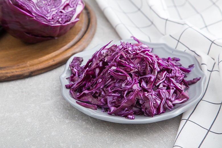 Einfacher Rotkohlsalat