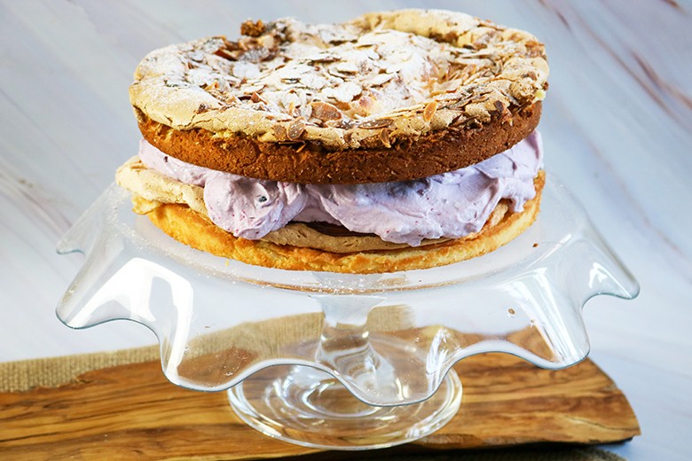 Schmandtorte mit Baiser