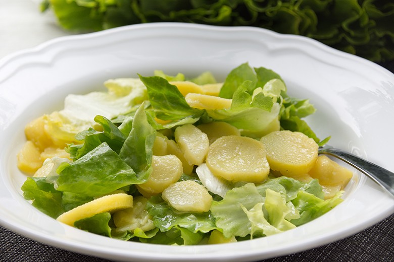 Endiviensalat mit Kartoffeln