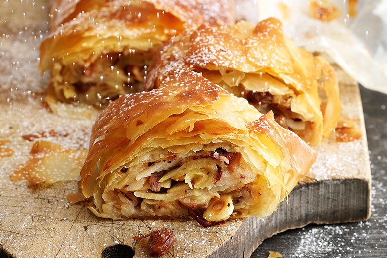 Apfel-Birnen-Strudel
