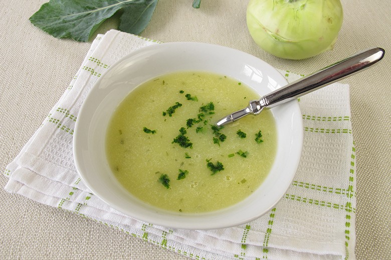 Kohlrabicremesuppe