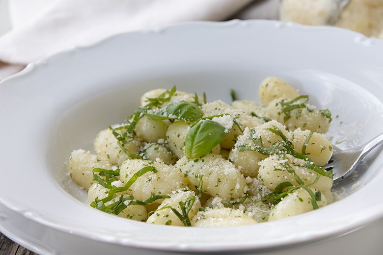 Gnocchi mit Basilikum