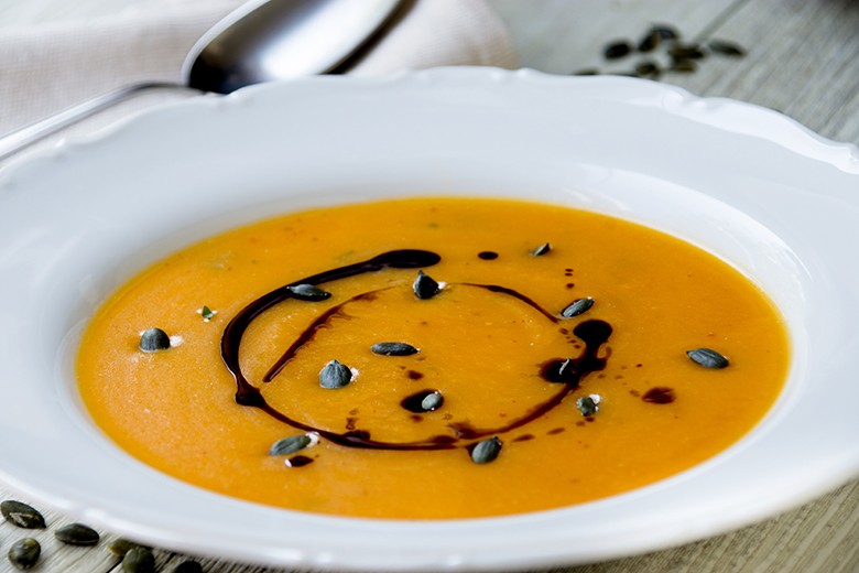 Vegane Kürbissuppe