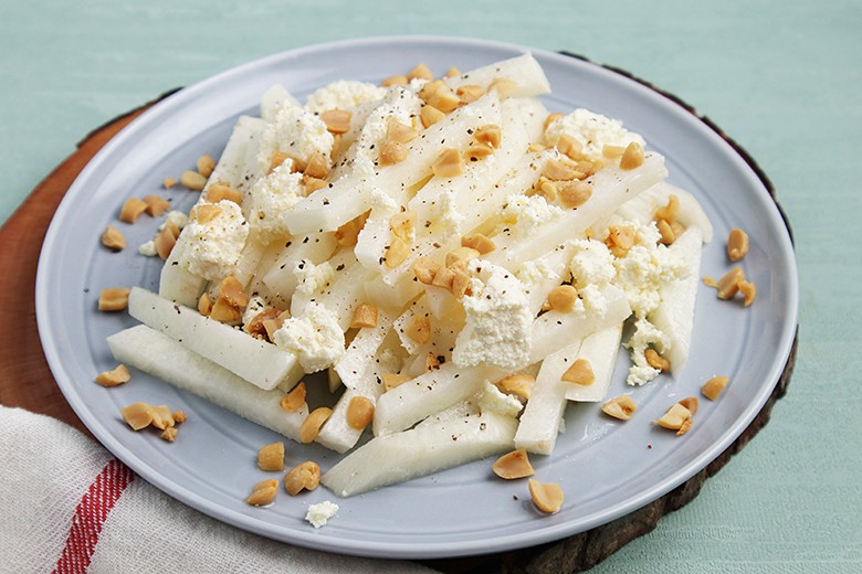 Kohlrabisalat mit Feta