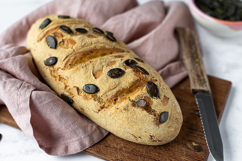 Kürbisbrot ohne Hefe