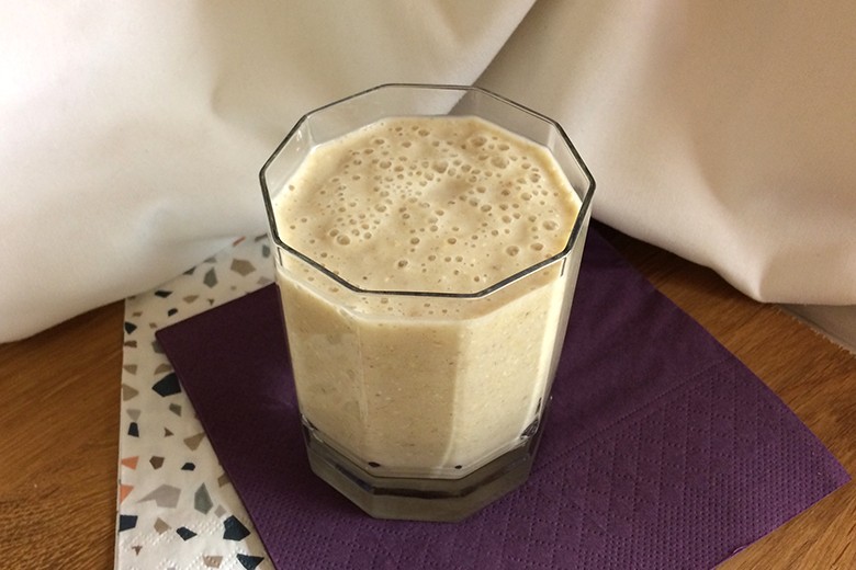 Abendbrei mit Banane, Hafer und Zimt