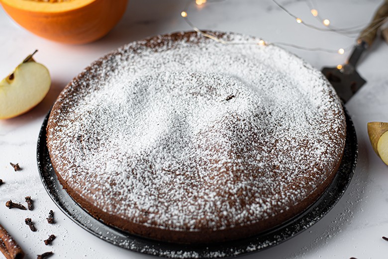 Zuckerfreier Kürbiskuchen