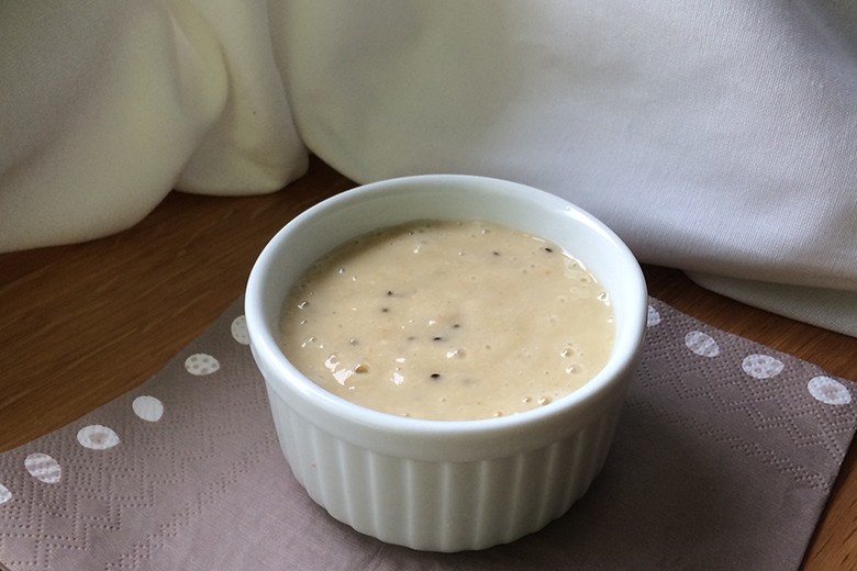 Exotischer Nachmittagsbrei mit Kiwi und Banane