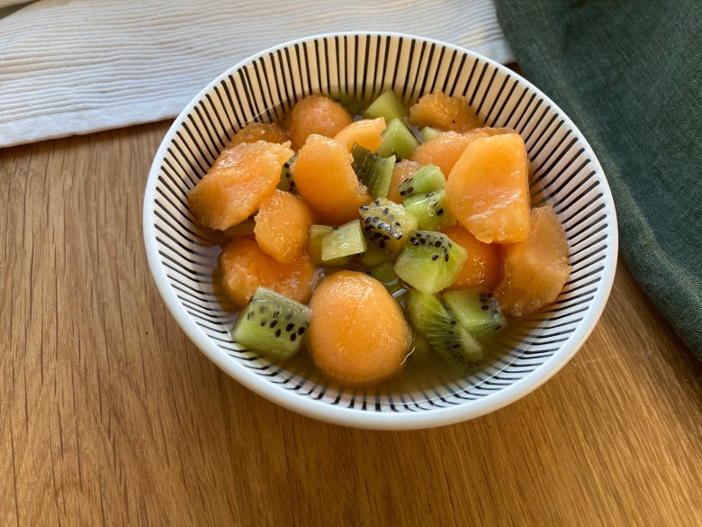 Melonen-Kiwi-Salat