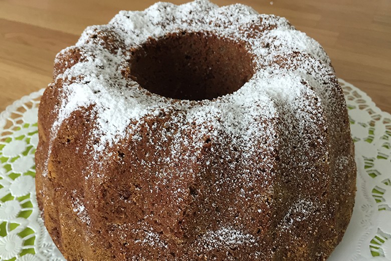 Napfkuchen mit Schokolade