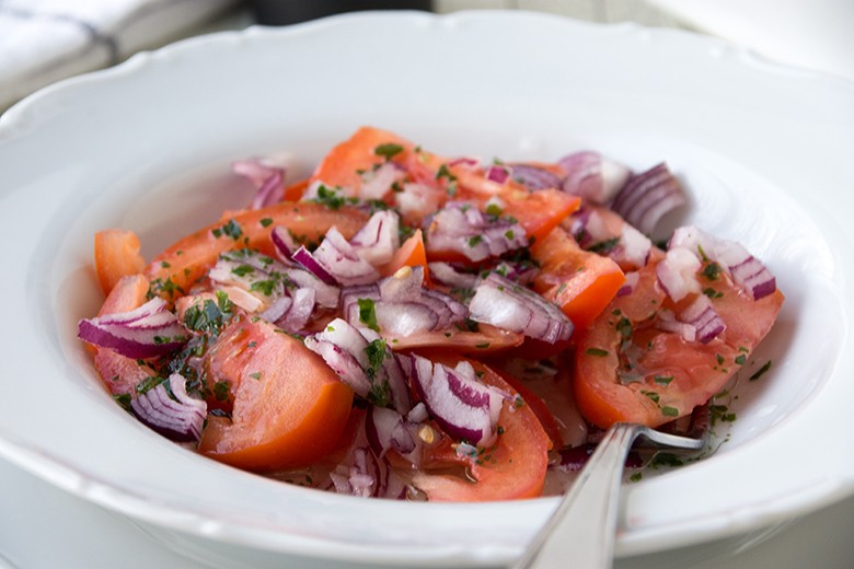 Dressing für Tomatensalat