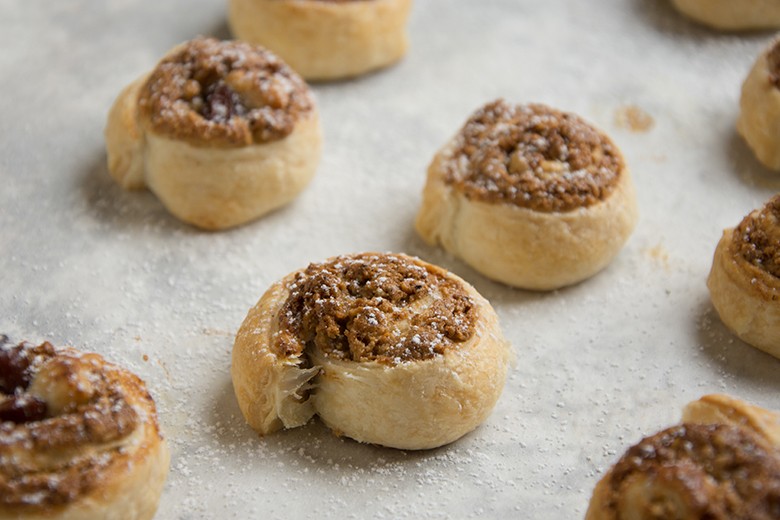 Blätterteig-Mohnschnecken