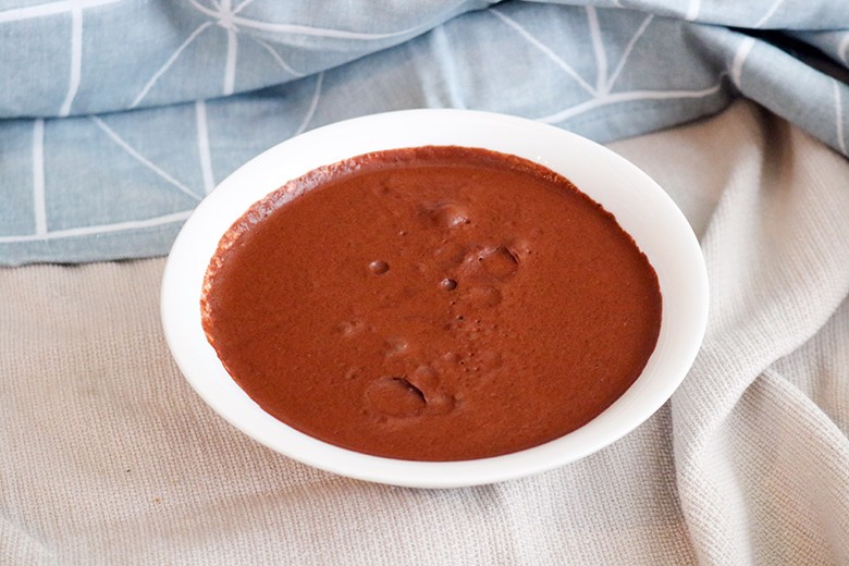 Veganer Schokopudding aus Süßkartoffel