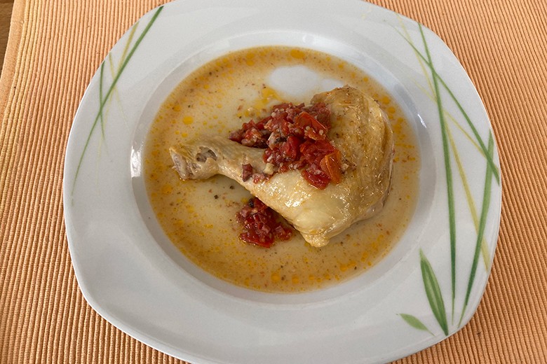 Huhn nach Jägerart